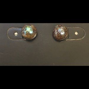 Brand new hand crafted glass earrings:Galaxy dust